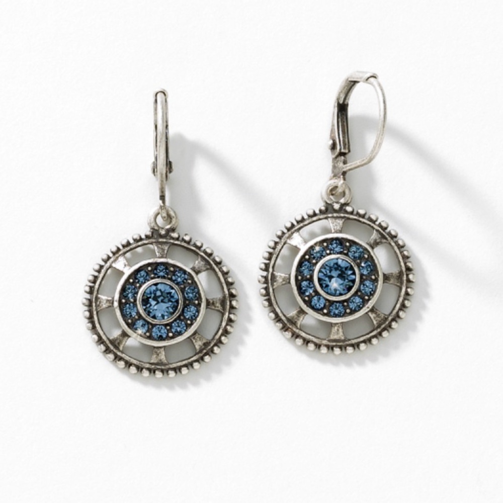 Touchstone Denim Medallion earrings